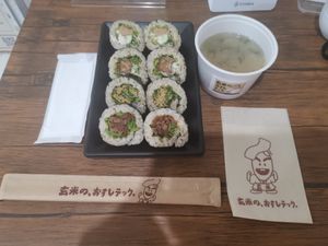  at Brown Rice Sushi TEC 玄米のおすしテック in Osaka