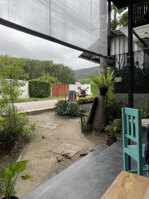 Outdoor seating   at The Green Hut in Phuket