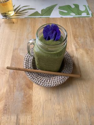 Green smoothie   at The Green Hut in Phuket
