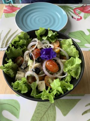 Greek salad 😋  at The Green Hut in Phuket