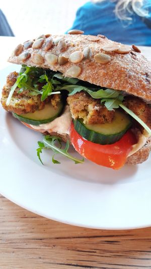 Falafel sandwich at Westhoff in Haarlem