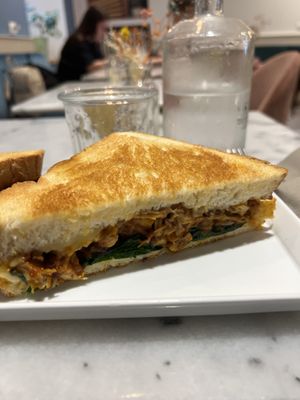 Toast con jackfruit   at Nepá in Milan
