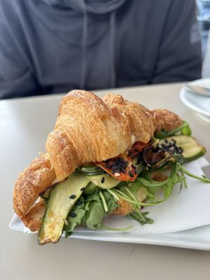Savory croissant  at Nepá in Milan