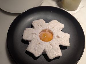 Vegan exotic pavlova at Hakkasan in Abu Dhabi