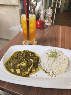 ghormeh sabzi with seitan at De Rama Cafe Baku, Bar & Restaurant in Baku