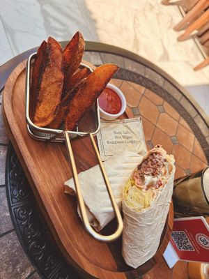 Shaurma at De Rama Cafe Baku, Bar & Restaurant in Baku