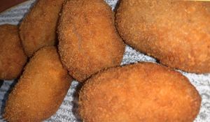 Mushroon Croquettes at Viva Chapata in Madrid