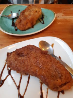 Easter special: torrijas veganas. Best ones I tried on 2021! at Viva Chapata in Madrid