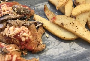 Milanesa de Judías. Muy rica. Volvería a pedirla at Viva Chapata in Madrid