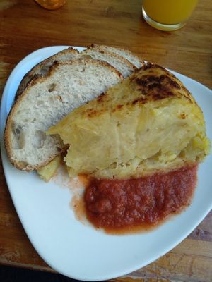 Pincho at Viva Chapata in Madrid