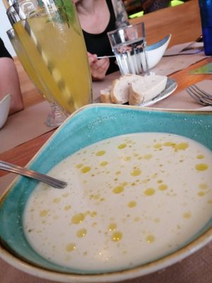 Ajo blanco at Viva Chapata in Madrid