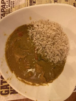 Tikka masala  at Viva Chapata in Madrid