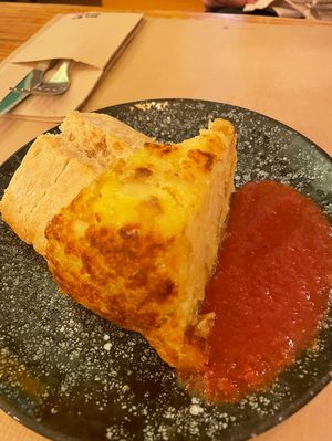 Spanish omelette   at Viva Chapata in Madrid