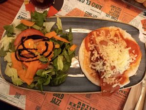 Arepa at Viva Chapata in Madrid