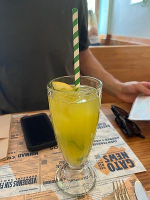 Lemonade at Viva Chapata in Madrid