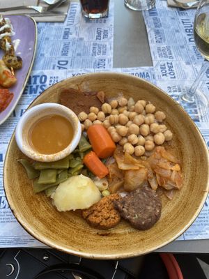 Cocido madrileño   at Viva Chapata in Madrid