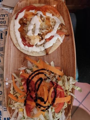 Arepa at Viva Chapata in Madrid