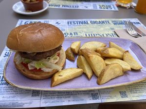 Beyond burger   at Viva Chapata in Madrid