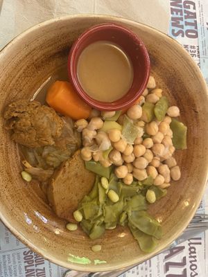 cocido de jueves! maravilloso  at Viva Chapata in Madrid