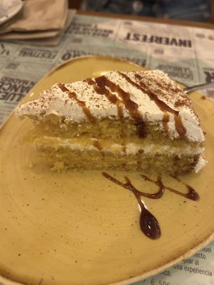 Tarta de vainilla   at Viva Chapata in Madrid