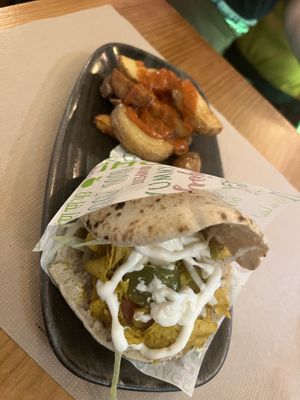 Kebap de sojalita  at Viva Chapata in Madrid