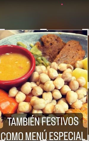 Vegan cocido   at Viva Chapata in Madrid