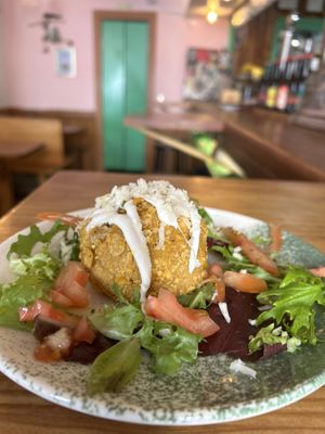 Bomba de patataas  at Viva Chapata in Madrid