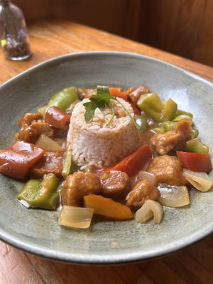 Seitan agridulce   at Viva Chapata in Madrid