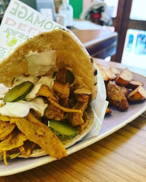 Vegan Kebab  at Viva Chapata in Madrid