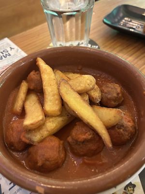 Albóndigas   at Viva Chapata in Madrid