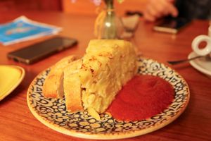 tortilla at Viva Chapata in Madrid