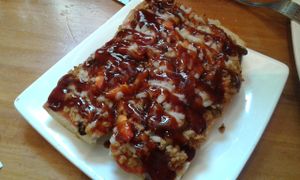 Chapata pizza... delicious! at Viva Chapata in Madrid