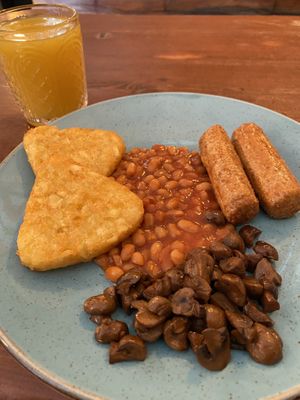 Vegan breakfast   at Rock Pool Cafe in Bideford