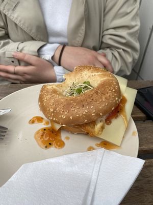 Vegetarischer Bagel  at Frau Mexi in Cologne