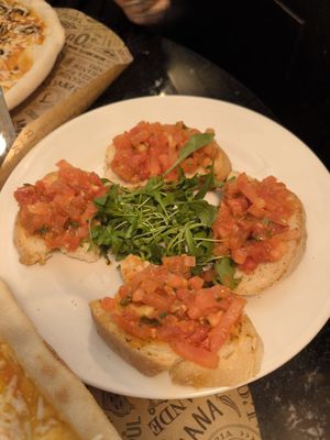Bruschetta at L'Osteria in Salzburg