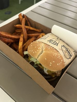   at Nice Burger in Irvine