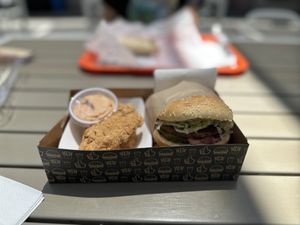   at Nice Burger in Irvine