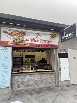   at Nice Burger in Irvine