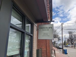 Sign at Chocolats Passion in Portland
