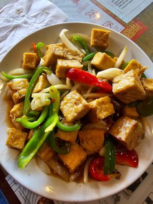 Szchuian tofu with white sauce was full of veggies and flavorful at Tacoma Szechuan in Lakewood