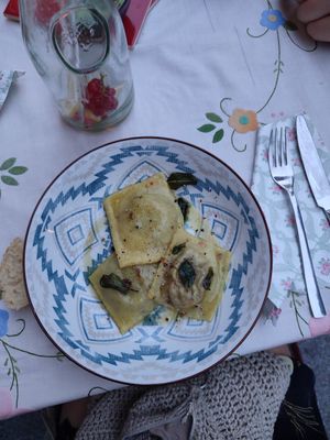 Salbei Ravioli at By Maida in Graz