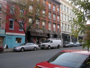 Store front at Vaute Couture in New York City