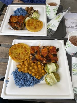 Five different kind of dishes, soooo gooooood!  at C'è un Posto in Fano