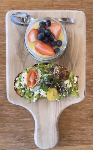   at Organa Food & Juice Bar in Troy