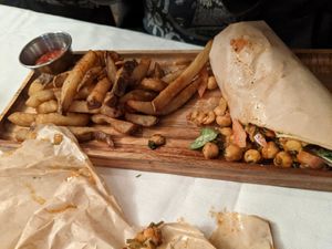 Harrisa wrap #Veganuary at Essence Vegan and Vegetarian - Maybe closed in Pittsburgh