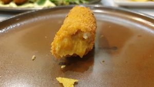 Croqueta de setas com calabaza at Artemisa Sol in Madrid