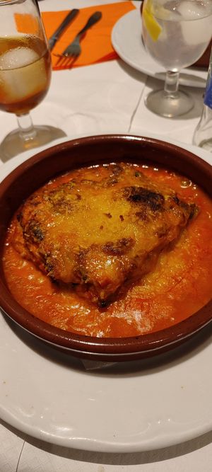 Lasaña vegana (sin bechamel) at Artemisa Sol in Madrid