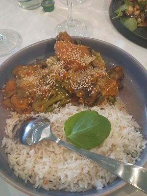 Sweet potato curry at Artemisa Sol in Madrid