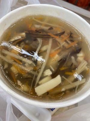 Hot and sour soup   at Potherb Vegetarian Dim Sum 雪裏紅素食點心 in Taipei