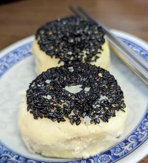 Sesame seed flavor #Veganuary at Potherb Vegetarian Dim Sum 雪裏紅素食點心 in Taipei